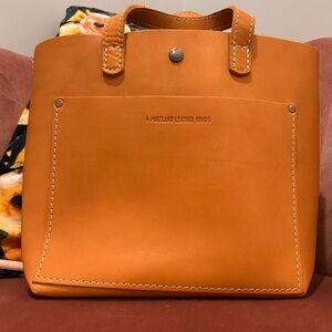 Portland Leather Mini Tote Bag